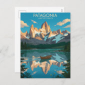 Monte Fitz Roy Patagonia Feestdagenkaart (Voorkant / Achterkant)