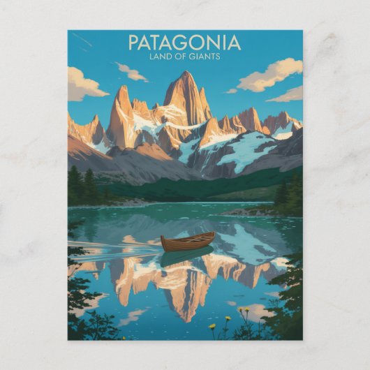 Monte Fitz Roy Patagonia Feestdagenkaart (Voorkant)