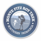 Monte Fitz Roy Trek (BG) Sticker (Voorkant)