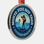 Monte Fitz Roy Trek (C) Metalen Ornament (Rechts)