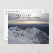Monte Generoso, Ticino - Briefkaart van de Zwitser (Voorkant / Achterkant)