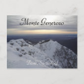 Monte Generoso, Ticino - Briefkaart van de Zwitser (Voorkant)