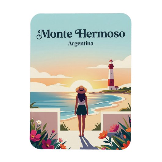 Monte Hermoso Argentinië Magneet (Verticaal)