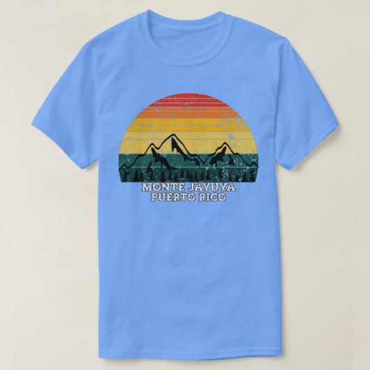 Monte Jayuya Puerto Rico T-shirt (Design voorkant)