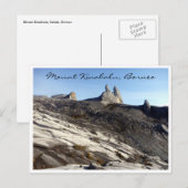 monte kinabalu borneo briefkaart (Voorkant / Achterkant)