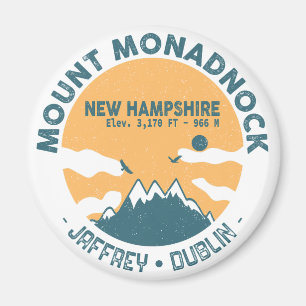 Monte Monadnock New Hampshire - Retro  Magneet