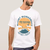 Monte Monadnock New Hampshire - Retro  T-shirt (Voorkant)