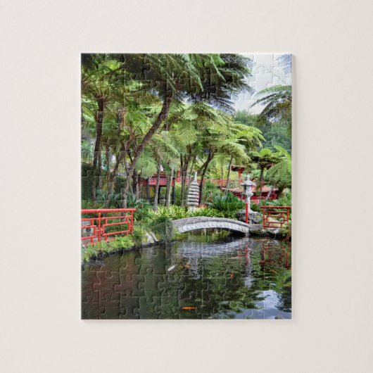 Monte Palace Gardens op Madeira Foto Legpuzzel (Verticaal)