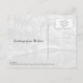 Monte Palace Tropical Gardens Madeira Portugal Briefkaart (Achterkant)