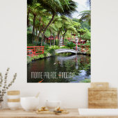 Monte Palace Tropical Gardens Madeira Portugal Poster (Keuken)