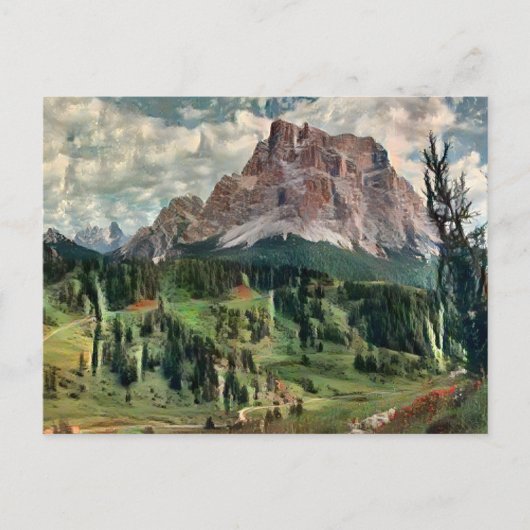 Monte Pelmo Briefkaart (Voorkant)