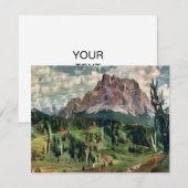 Monte Pelmo Briefkaart (Voorkant / Achterkant)