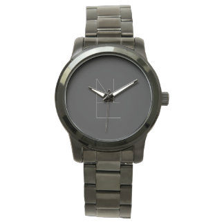 Monte pour Hommes (Noble Elegance) Black & White Horloge