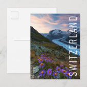 Monte Rosa Glacier | Zwitserland Briefkaart (Voorkant / Achterkant)