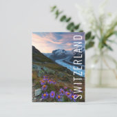 Monte Rosa Glacier | Zwitserland Briefkaart (Staand voorkant)