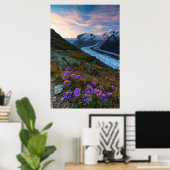Monte Rosa Glacier | Zwitserland Poster (Thuiskantoor)