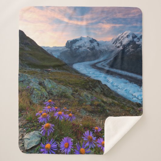 Monte Rosa Glacier | Zwitserland Sherpa Deken (Voorkant)