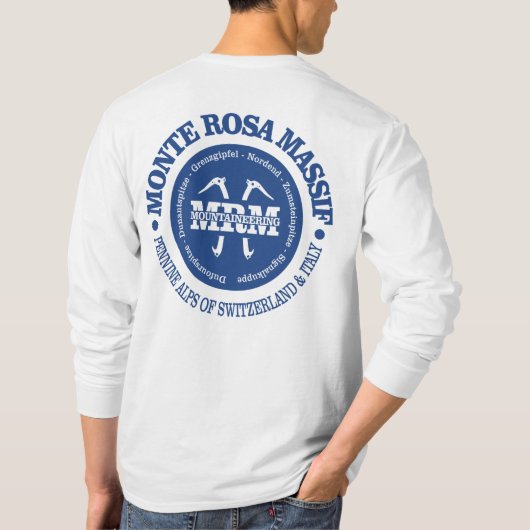 Monte Rosa Massif T-shirt (Achterkant)