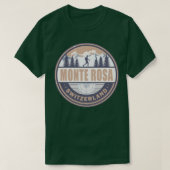 Monte Rosa Zwitserland Zwitserse Alpen  Hiking T-shirt (Design voorkant)