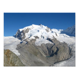 Monte Rosa, Zwitserse Alpen Foto Afdruk