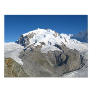 Monte Rosa, Zwitserse Alpen Foto Afdruk