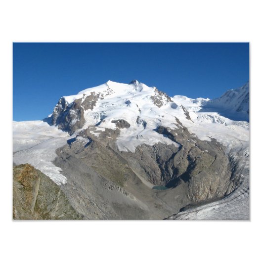 Monte Rosa, Zwitserse Alpen Foto Afdruk (Voorkant)