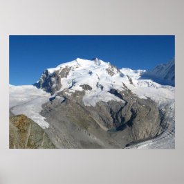 Monte Rosa, Zwitserse Alpen Poster