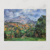 Monte Sainte-Victoire van Paul Cezanne Briefkaart (Voorkant)