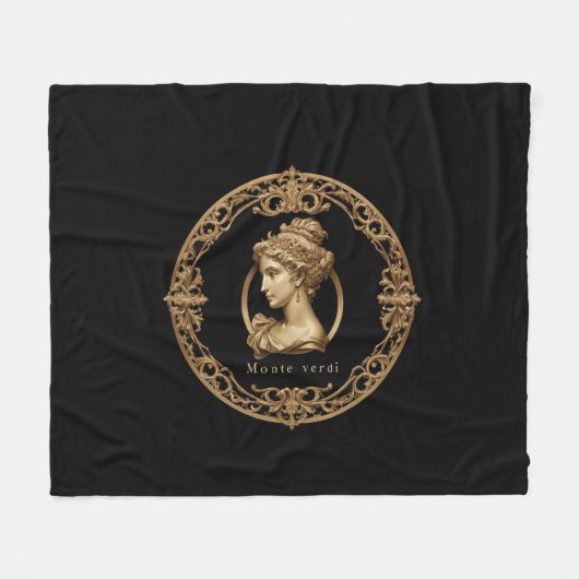 Monte Verdi Geschenkpapier Fleece Deken (Voorkant (Horizontaal))
