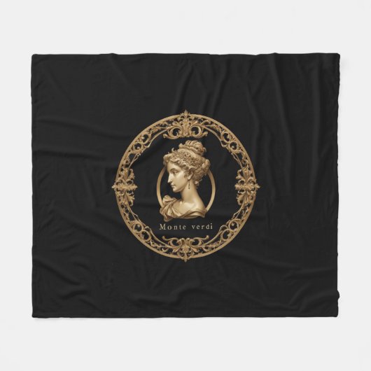 Monte Verdi Geschenkpapier Fleece Deken (Voorkant (Horizontaal))