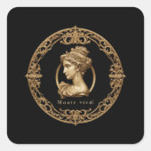 Monte Verdi Wein Vierkante Sticker (Voorkant)