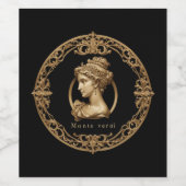 Monte Verdi Wein Wijn Etiket (Enkel label)