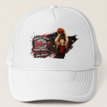 Monte Vista Basketbal Anime Speler Trucker Hoed 15