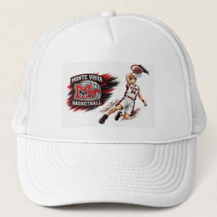 Monte Vista Basketbal Anime Speler Trucker Hoed Pet