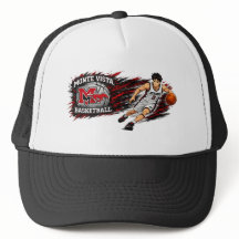 Monte Vista Basketbal Anime Speler Trucker Hoed 