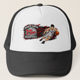 Monte Vista Basketbal Anime Speler Trucker Hoed  Pet
