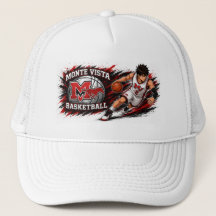 Monte Vista Basketbal Anime Speler Trucker Hoed – 