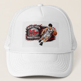 Monte Vista Basketbal Anime Speler Trucker Hoed  Pet