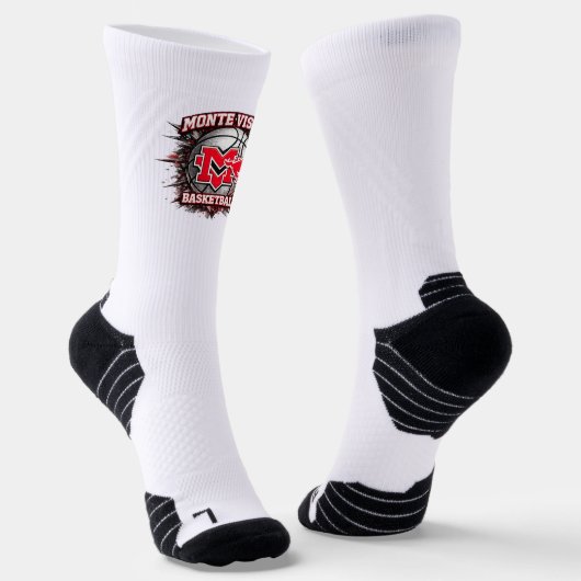 Monte Vista Basketbal Sokken (Gebogen)