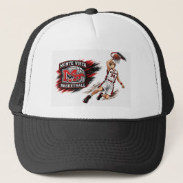 Monte Vista Basketbalhoed # 34 Trucker Pet