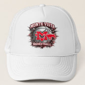 Monte Vista Basketbalhoed Trucker Pet (Voorkant)