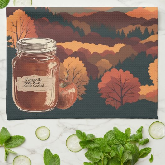 Montebello Appelboter Theedoek (Gevouwen)