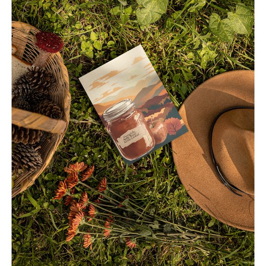 Montebello, Virginia Apple Butter aanpasbaar Briefkaart