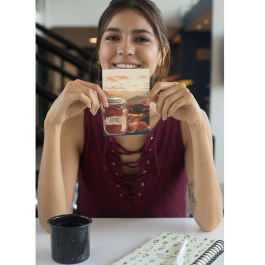 Montebello, Virginia Apple Butter aanpasbaar Briefkaart