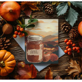 Montebello, Virginia Apple Butter aanpasbaar Briefkaart