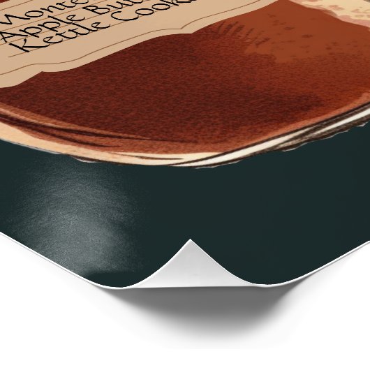 Montebello, Virginia Apple Butter aanpasbaar Perfect Poster (Hoek)