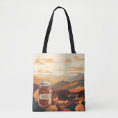 Montebello Vrijwilliger Brandweer Appelboter Tote Bag (Voorkant)