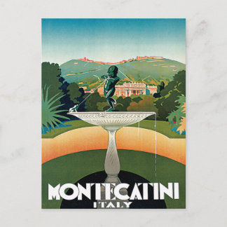 Montecatini Italië Vintage Travel Briefkaart