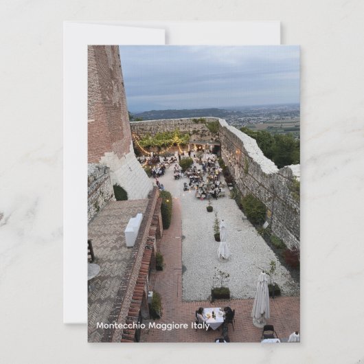 Montecchio Maggiore Italië Feestdagenkaart (Voorkant)
