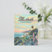 Montecito California Santa Barbara Coastline Briefkaart (Staand voorkant)
